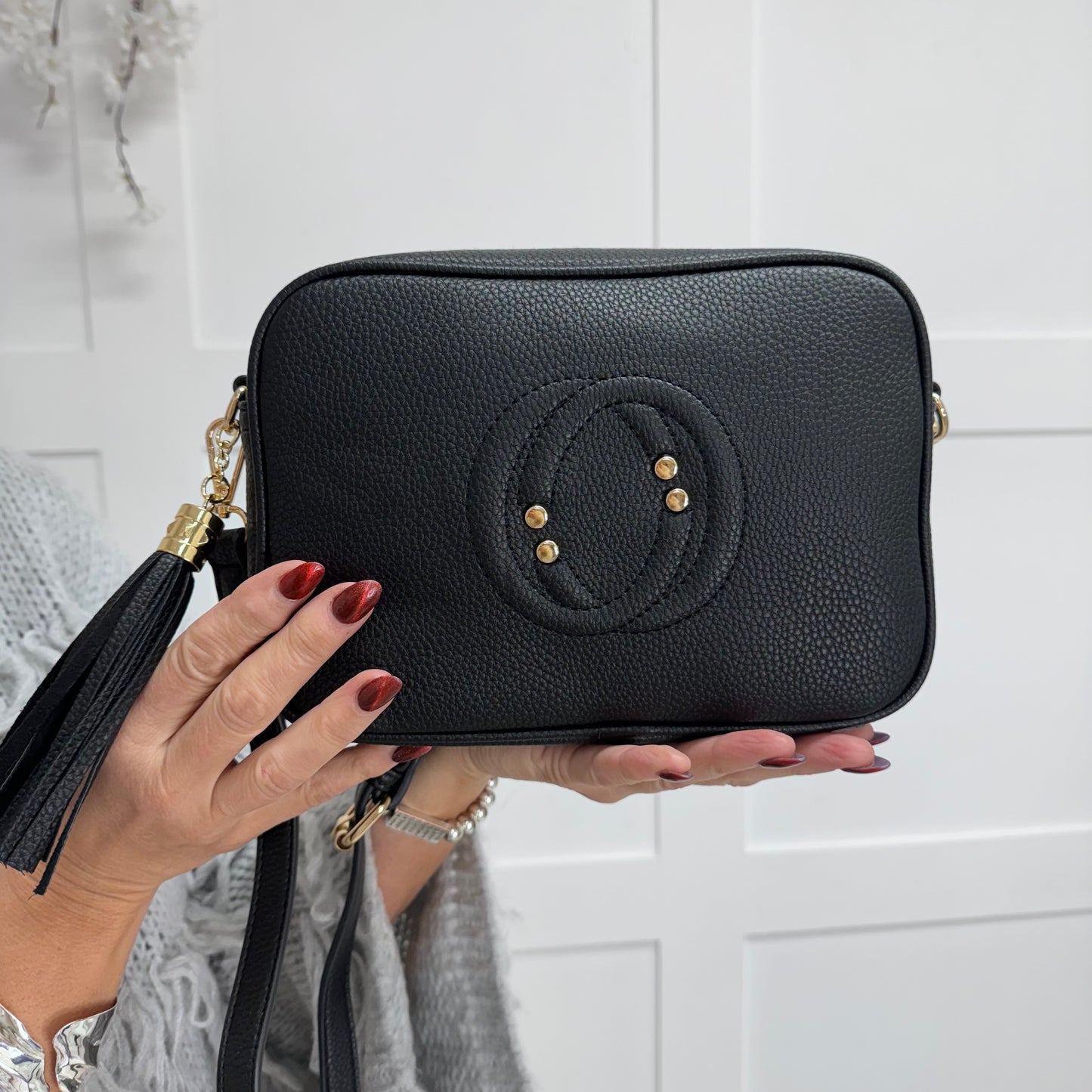 Lucy: CC logo cross body camera bag