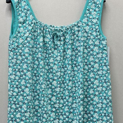 Jodie: Stretchy floral printed vest. One size 14 -22