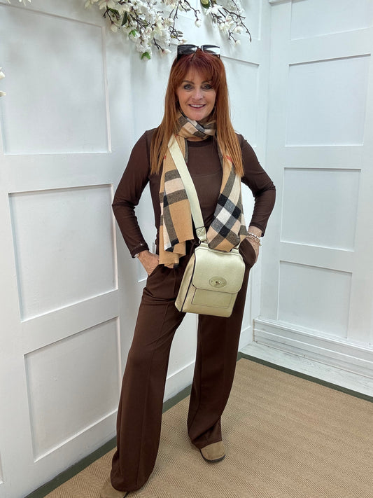 Sasha: Gold cross body satchel bag