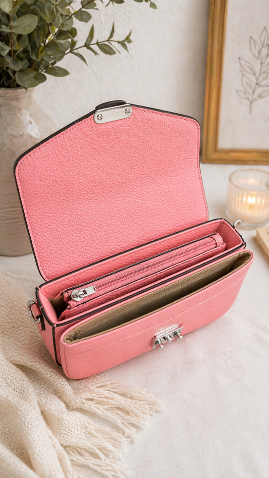 Mila: Mini top handle grab bag. Various colours