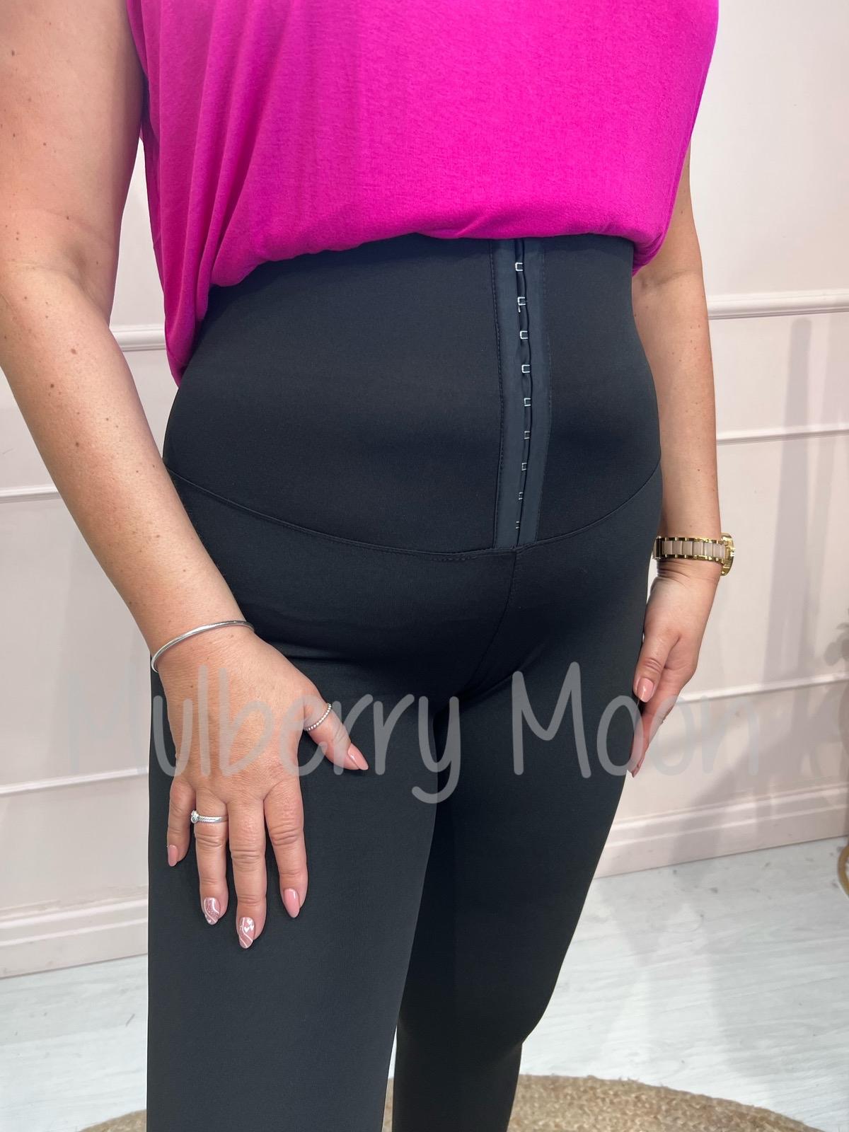 Tina: Black high waist tummy tuck leggings. Sizes 8-22 – Mulberry Moon  Limited