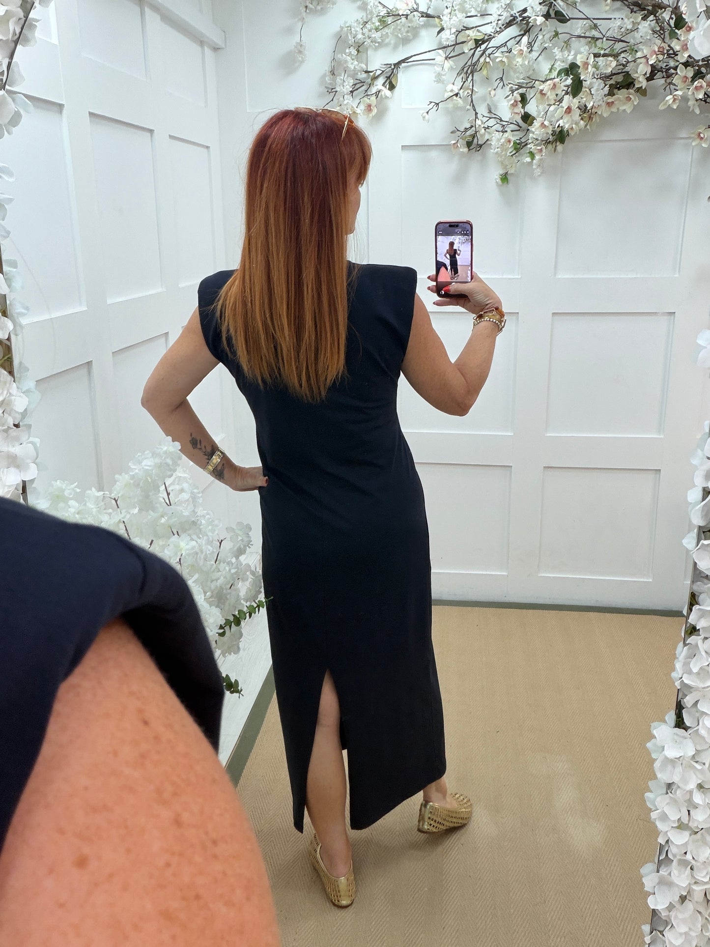 Suri: Sequin pocket midi dress. One size 10-14. 3 colours