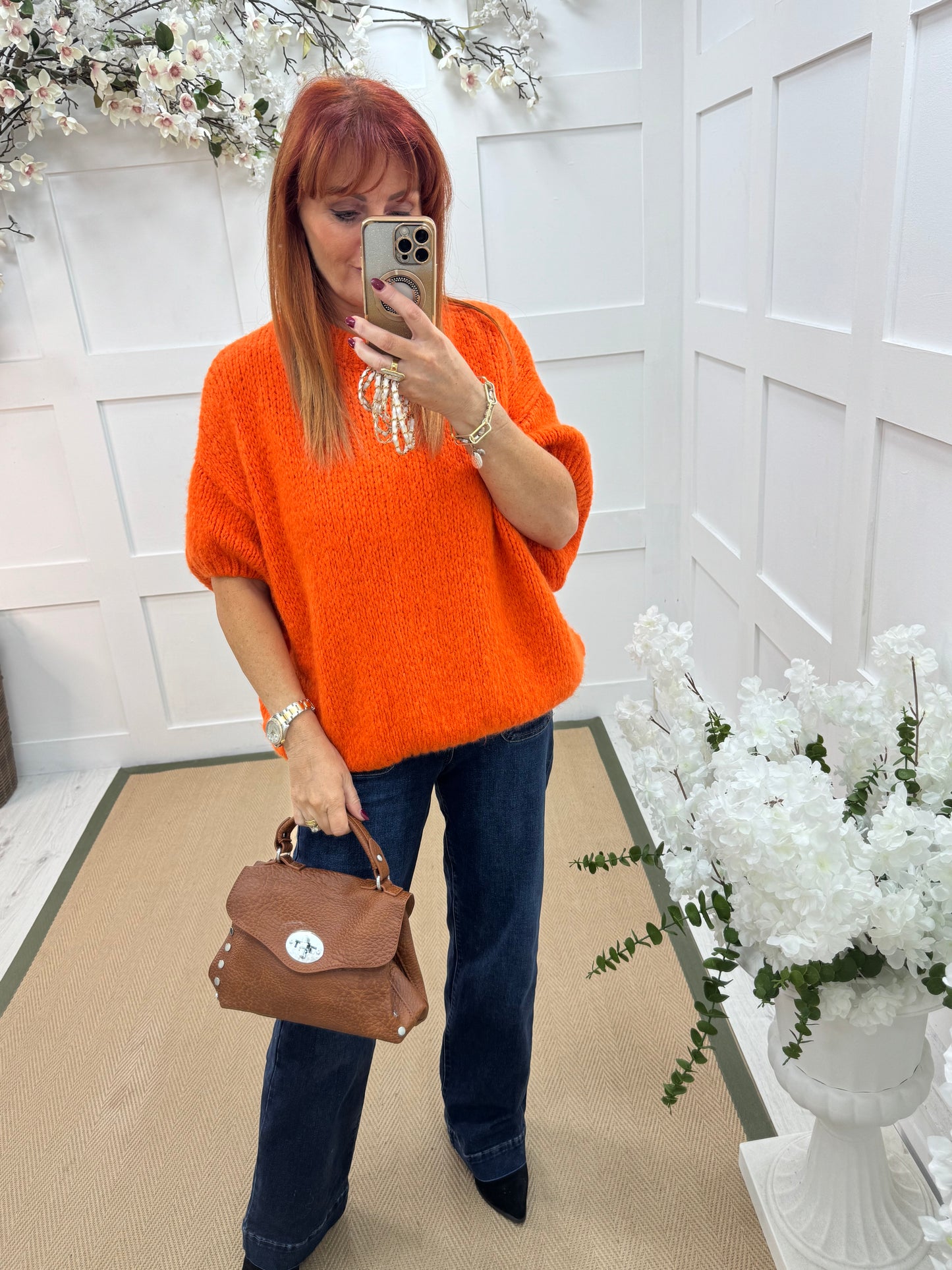 Fauna: Small brown studded grab bag