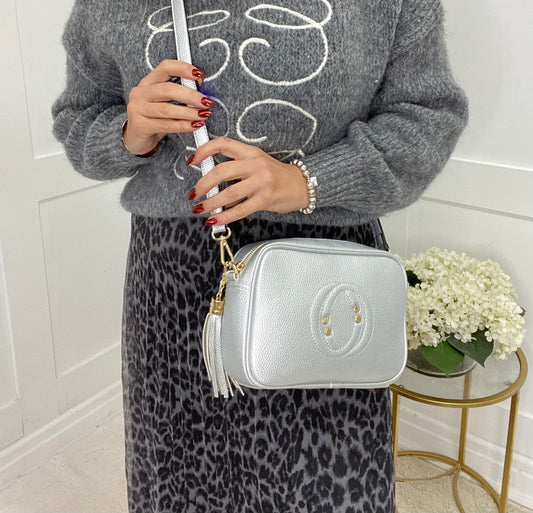 Lucy: CC logo cross body camera bag