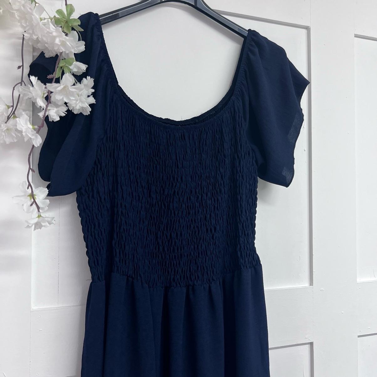 Cheryl: Shirred waist pocket maxi dress. One size 16-26