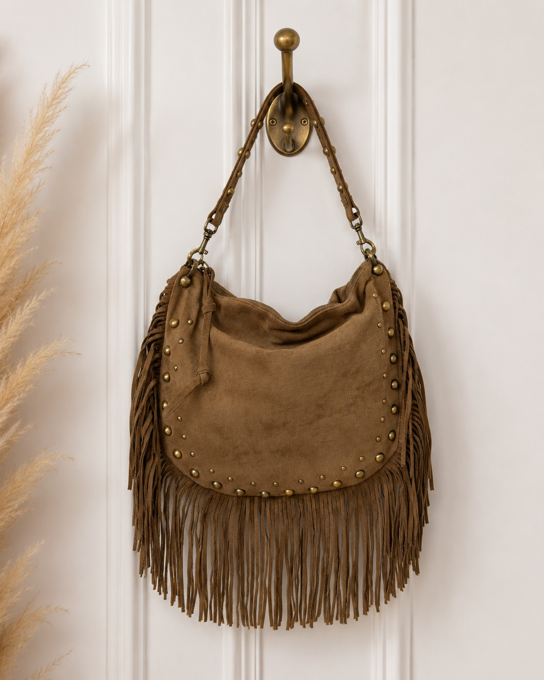 Athena: Large boho fringe bag. 2 colours