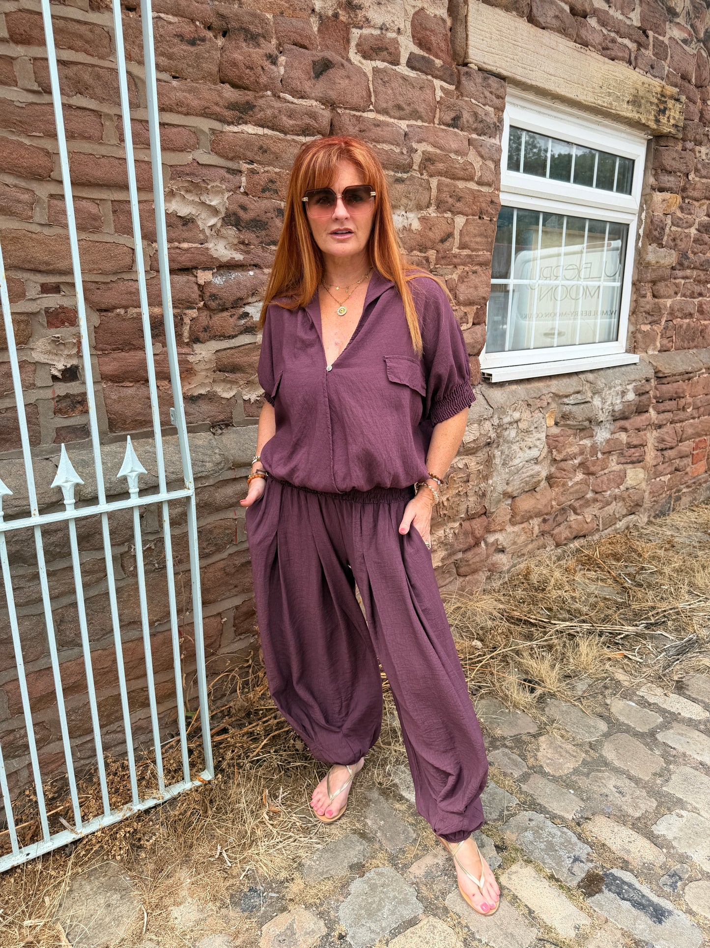 Bridget: Balloon cuff leg trousers. One size: 10-18. 4 colours
