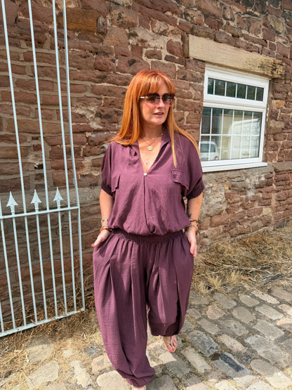 Bridget: Balloon cuff leg trousers. One size: 10-18. 4 colours