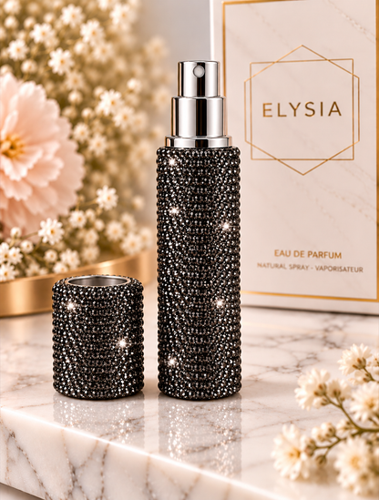 Crystal refillable perfume atomiser-10ml. Various colours