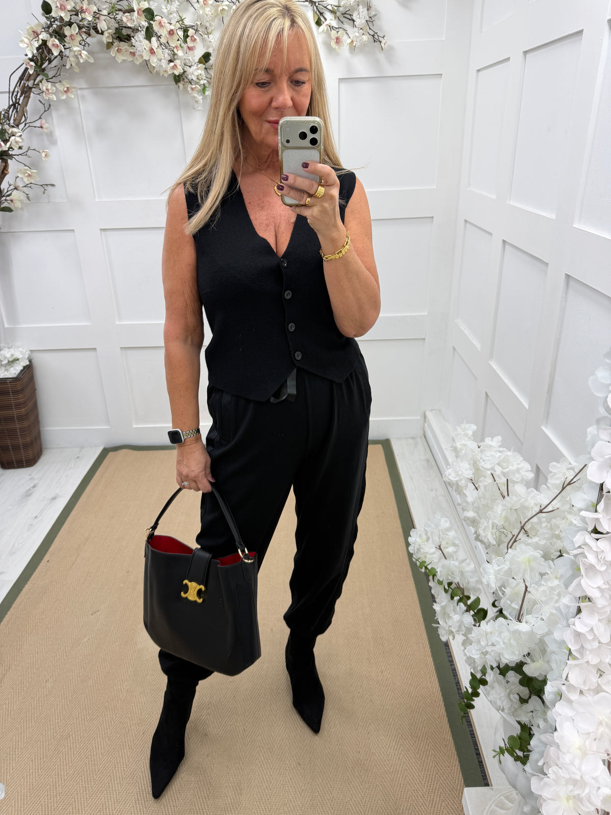 Josie: Dressy joggers. One size: 10-16. 3 colours
