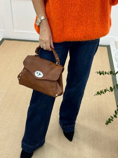 Fauna: Small brown studded grab bag