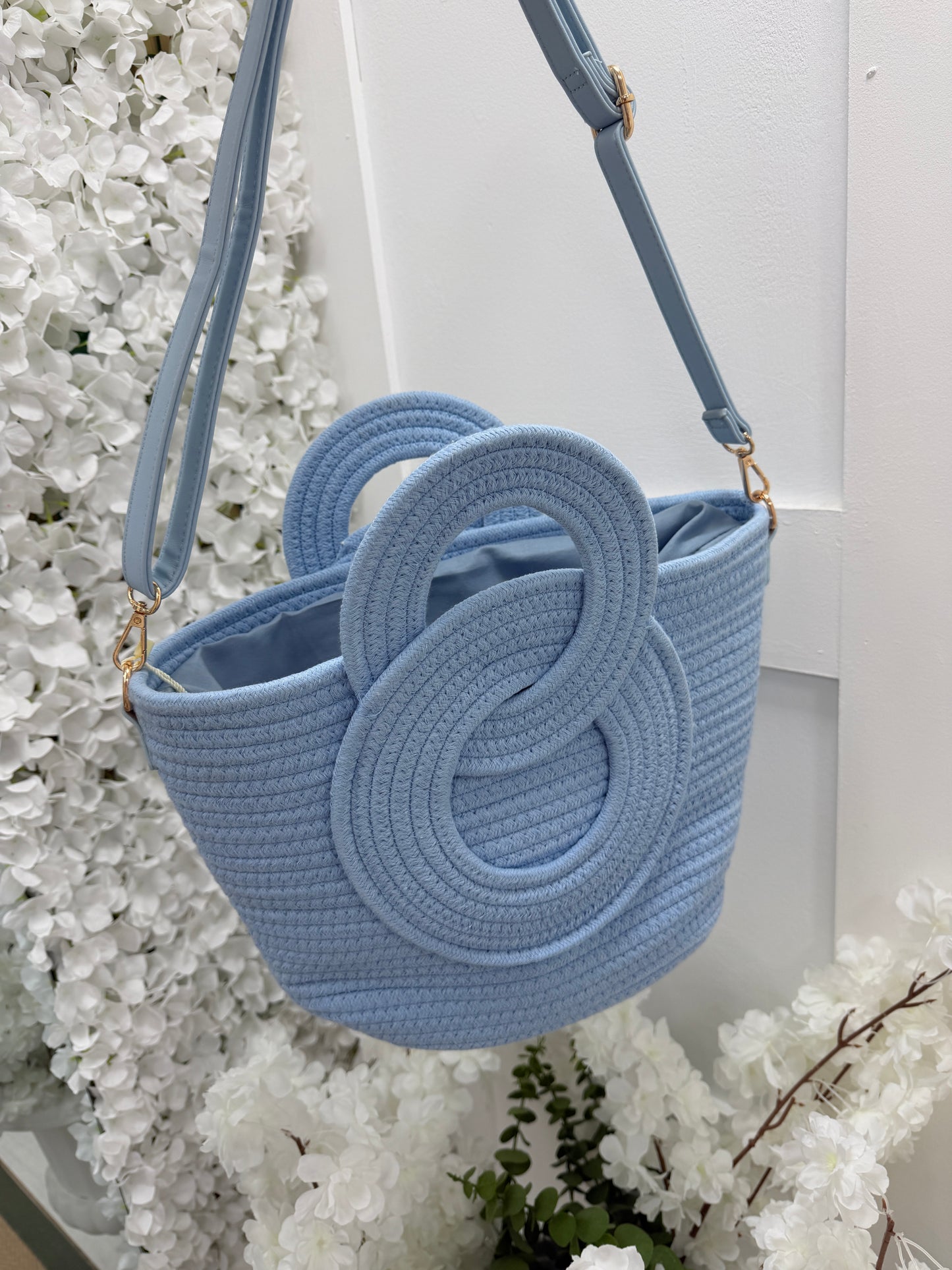 Indie: Large macrame rope tote bag. 4 colours