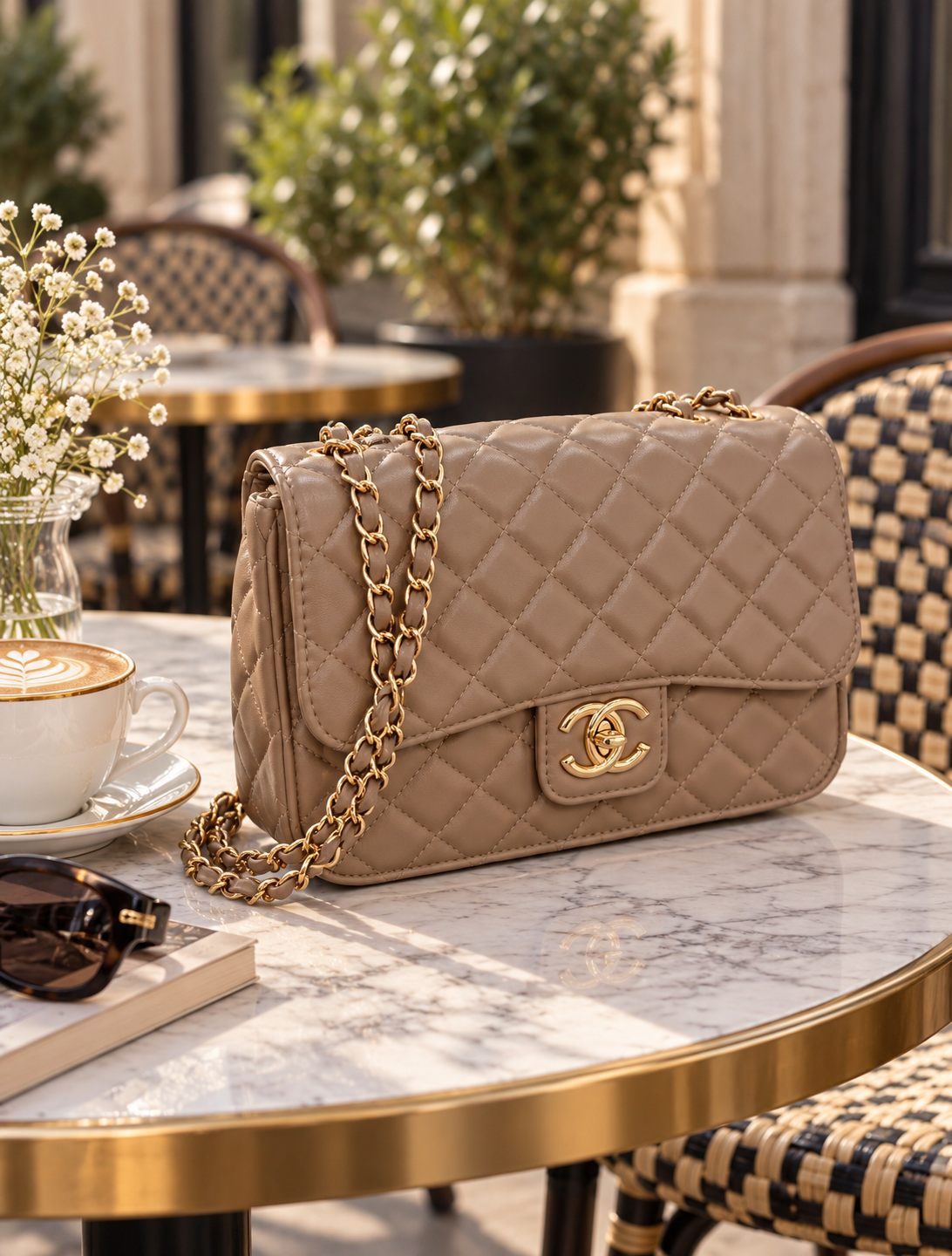 Palma: Designer inspired quilted bag. Various colours