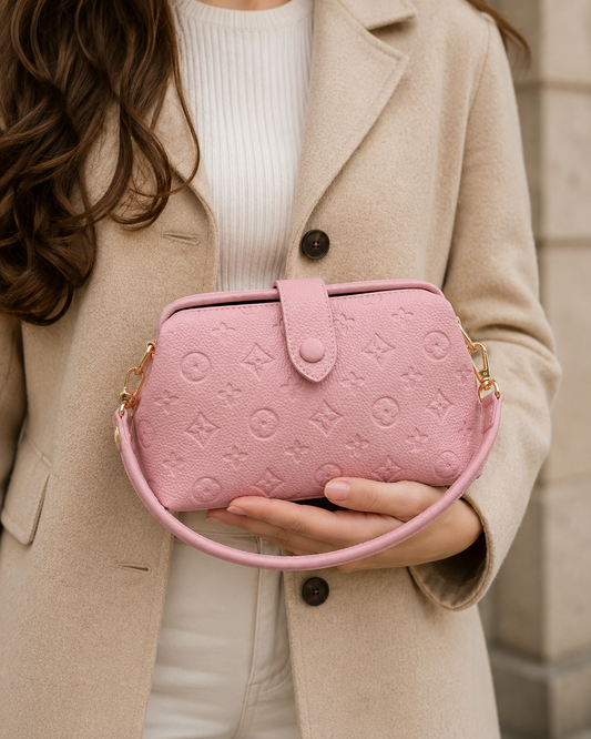Louisa: Small top handle crossbody bag. 3 colours