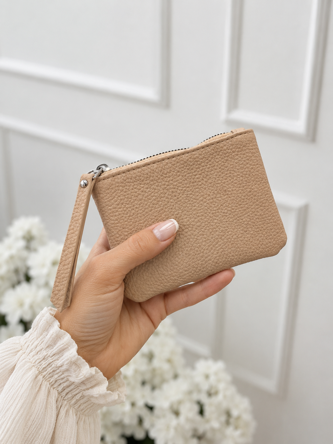 Pippa: Faux leather coin purse. 5 colours