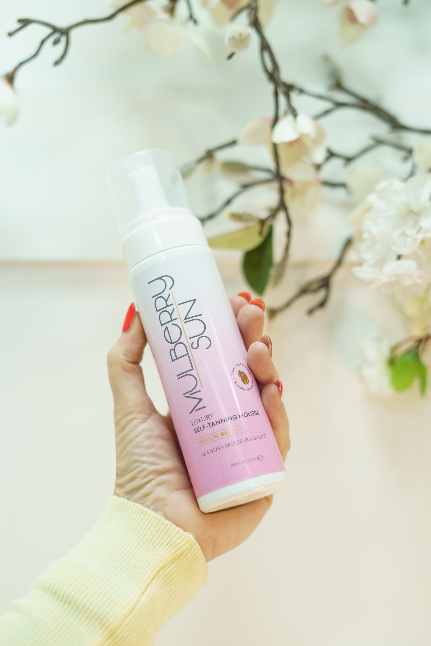 Mulberry Sun Brazilian Breeze medium tan mousse 200ml