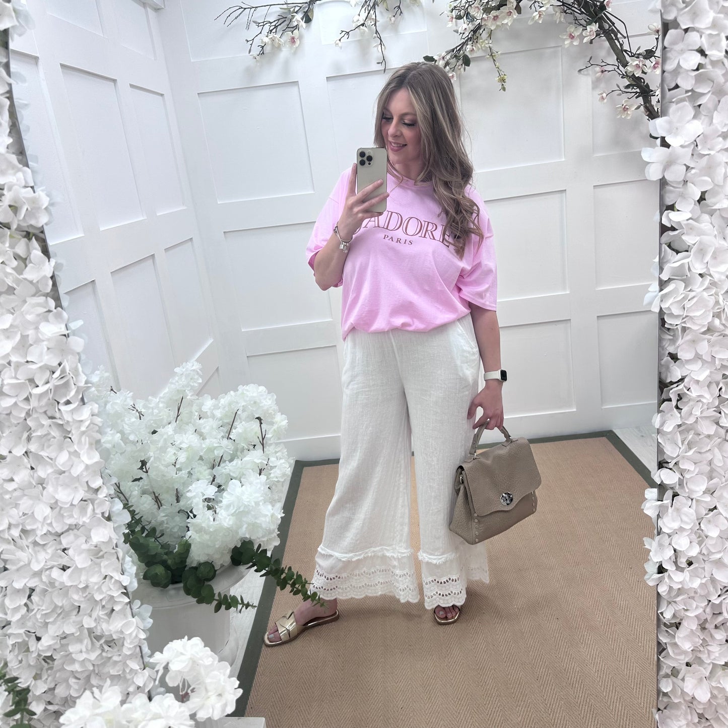 Jilly: Pink J’adore T shirt. 3 sizes