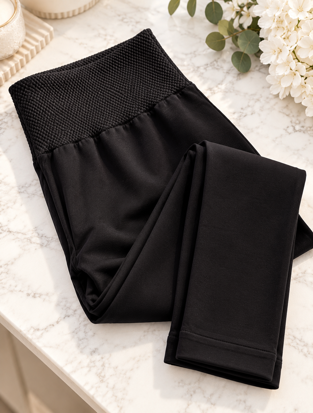 Lorrie: High waist super stretchy leggings. Sizes 10-18. 2 colours