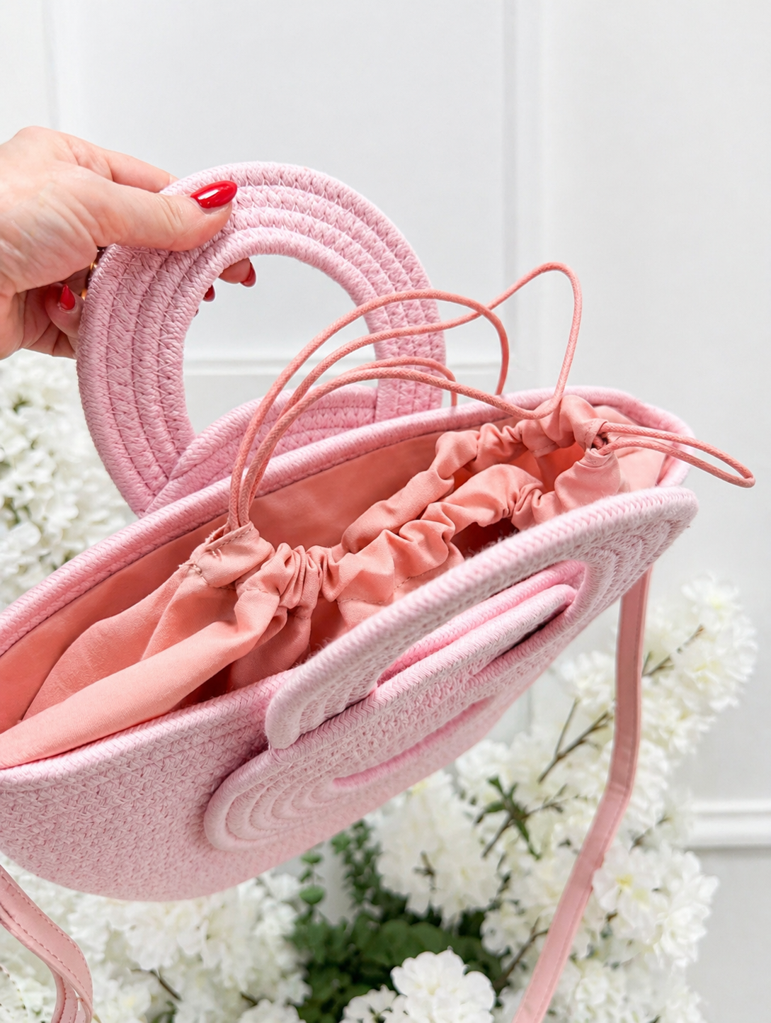 Indie: Large macrame rope tote bag. 4 colours