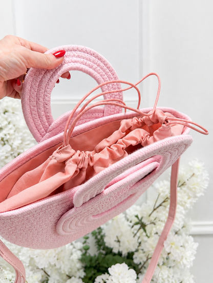 Indie: Large macrame rope tote bag. 4 colours