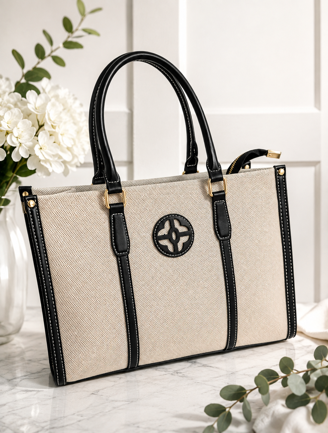 Tiffany: Medium tote hand bag. 2 colours