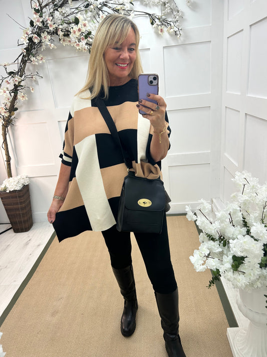 Codi: Block colour knit. One size: 16-24