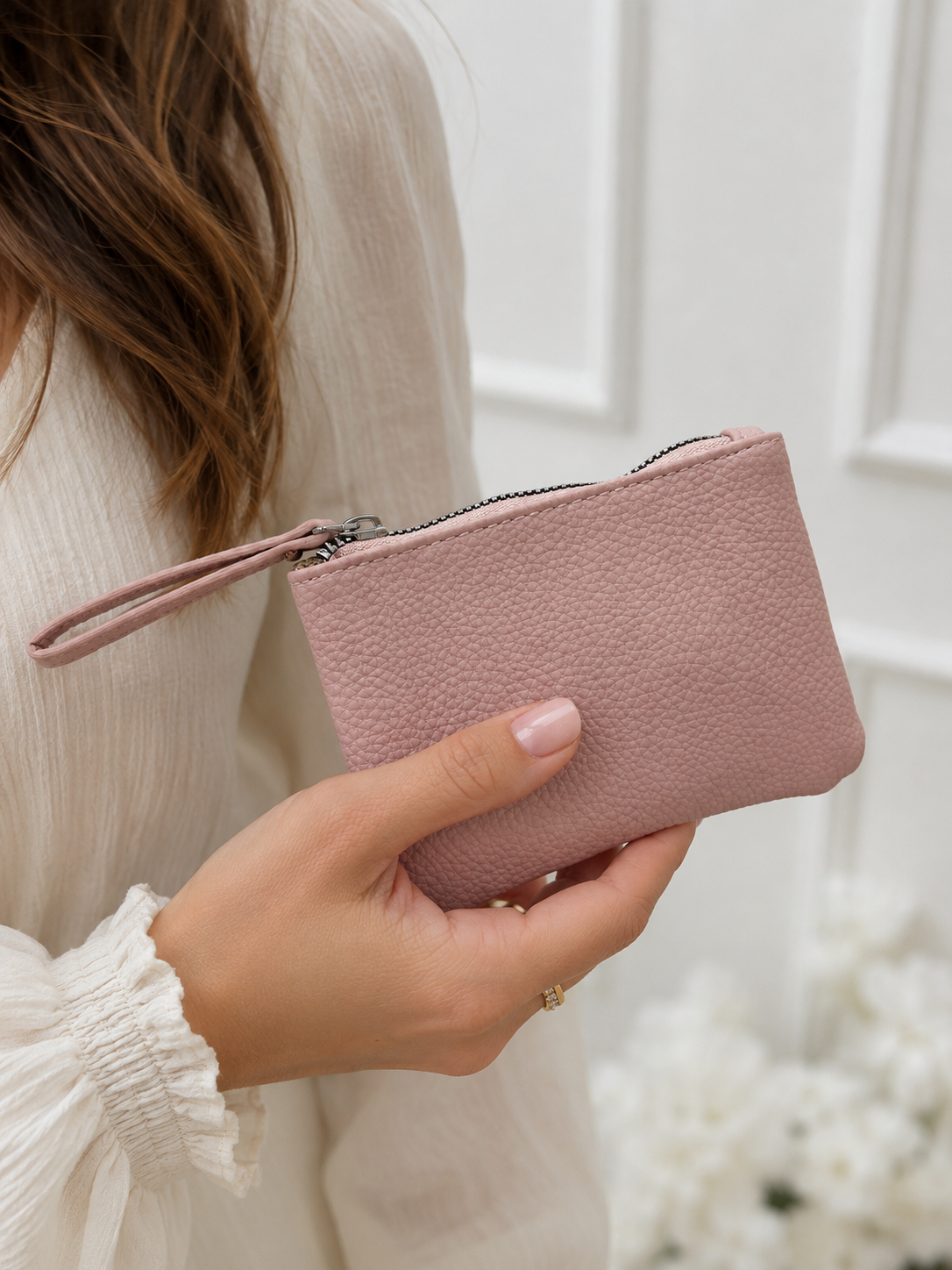Pippa: Faux leather coin purse. 5 colours