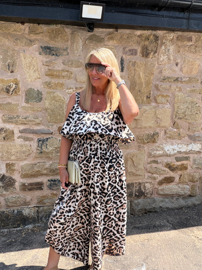 Jaycie: Printed split leg jumpsuit. One size: 14-20. 3 prints