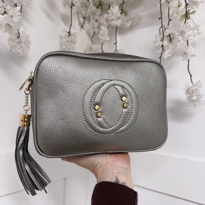 Lucy: CC logo cross body camera bag