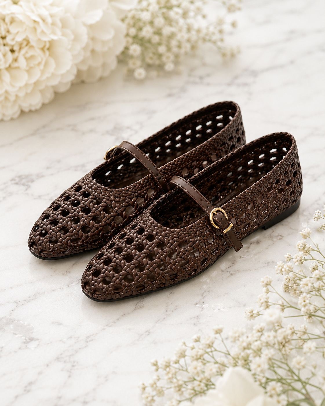 Lottie: Mesh Mary Jane ballet flats: Sizes: 3-8. 2 colours