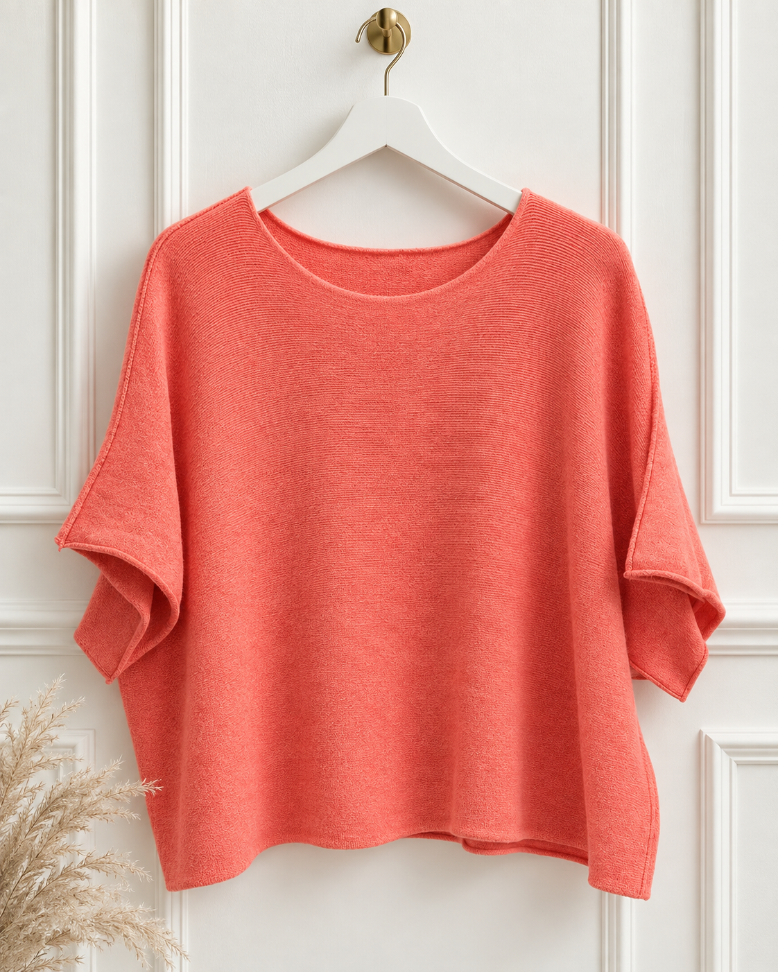 Carrie: Short knitted top. One size: 12-18/20. Various colours