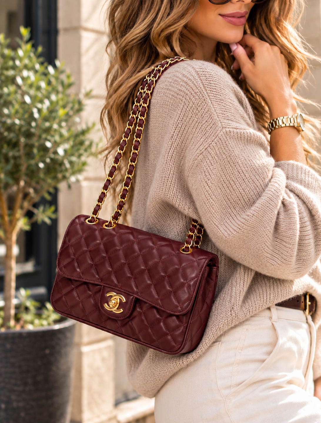 Palma: Designer inspired quilted bag. Various colours