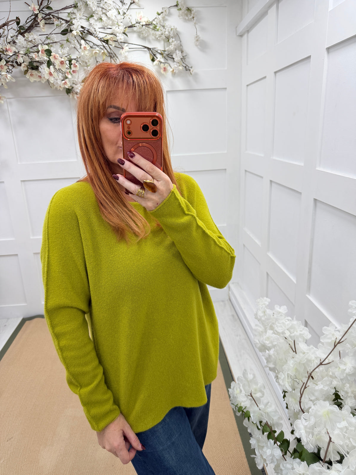 Peppa: Plain long knitted top. One size: 10-16. Various colours. BUY 2 GET 15% OFF.